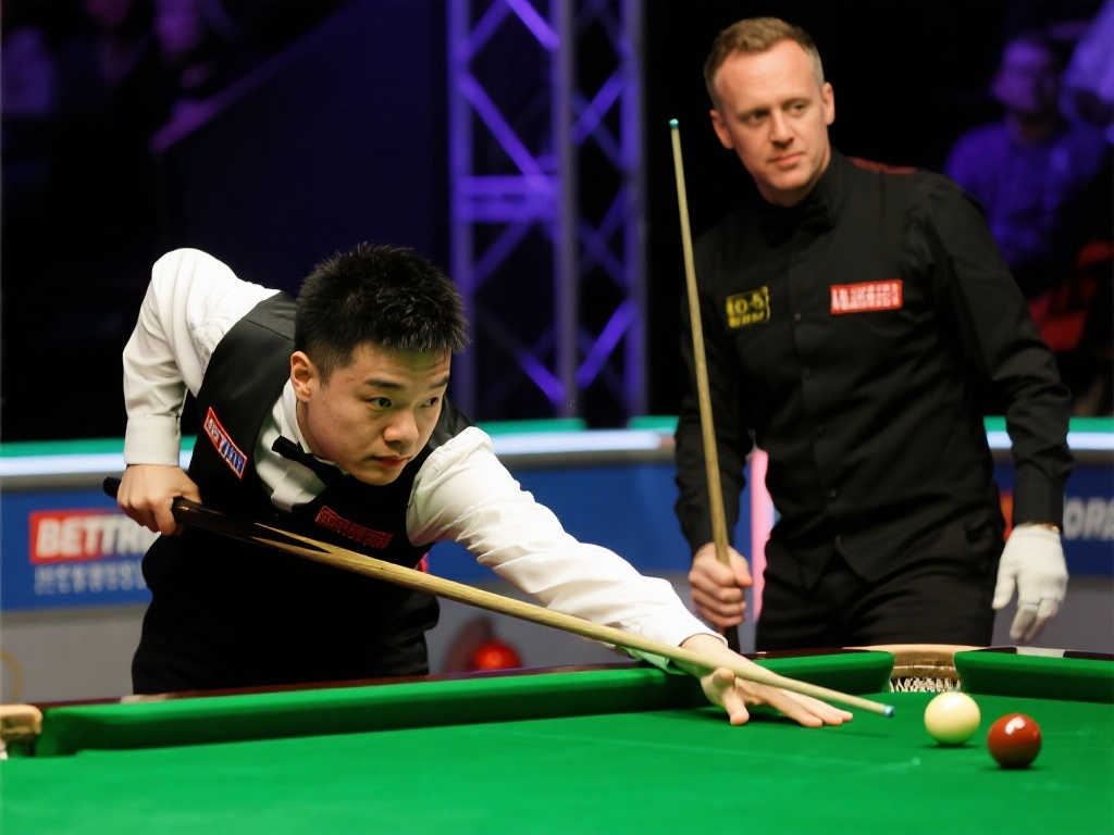 台球传奇亨得利与新星赵心童的精彩对谈 台球传奇亨得利与新星赵心童的精彩对谈